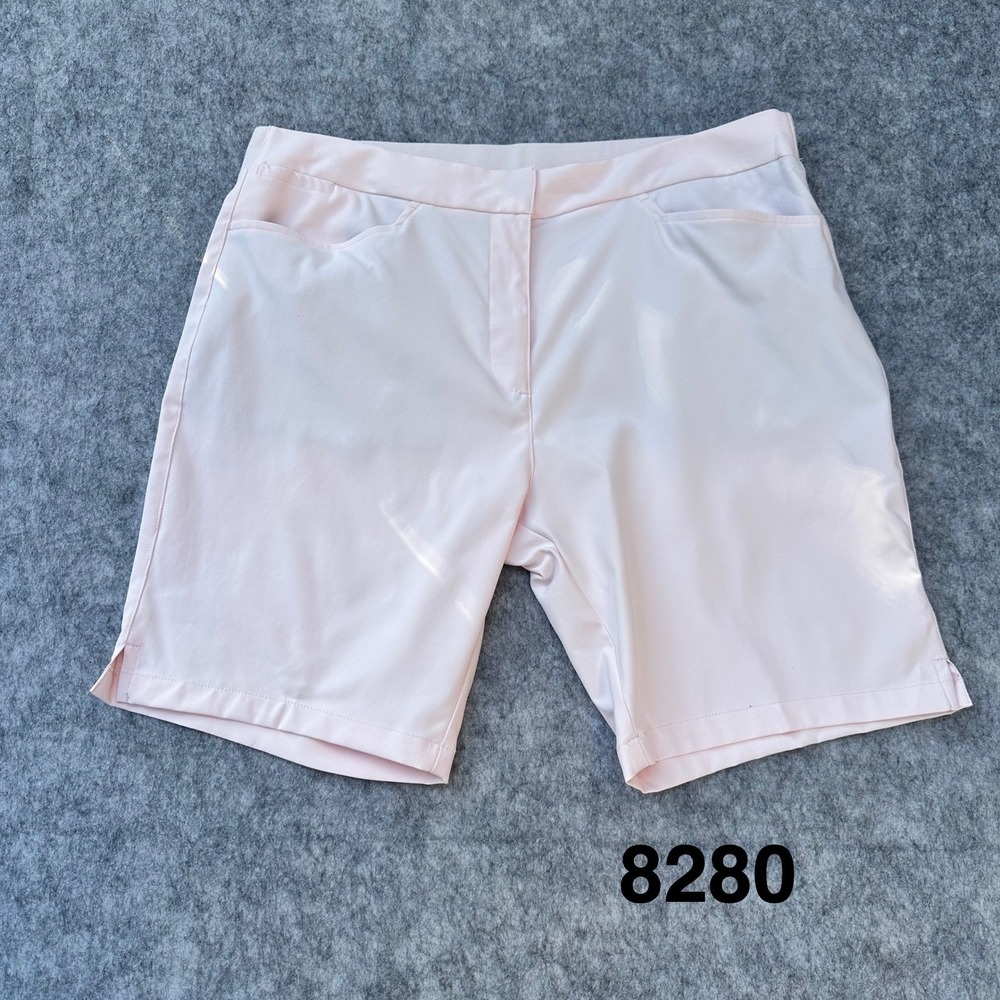 Puma Golf Shorts Womens XL Pink Performance Stretch Activewear 577944-12